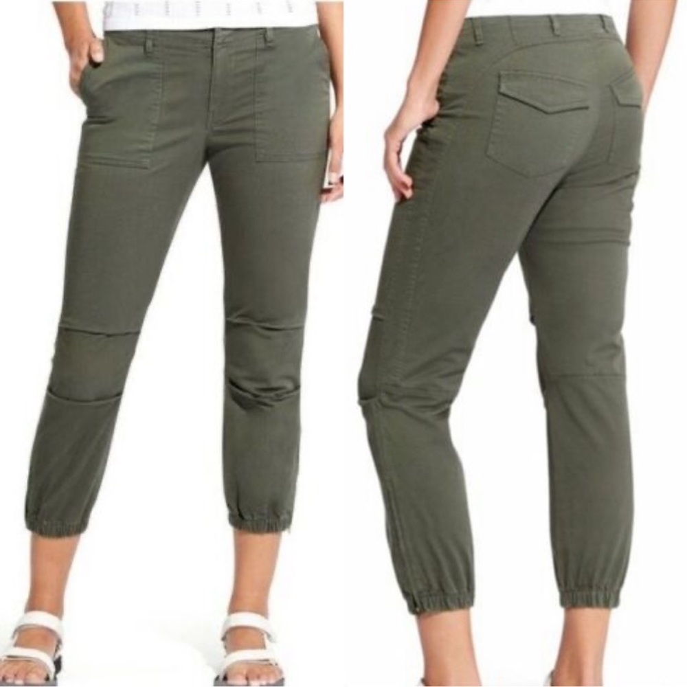 Derek Lam 10C Athleta‎ Cropped Jogger Pants Size 8